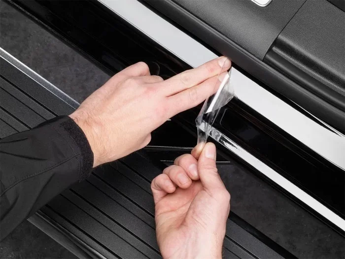 WeatherTech 2025 Volkswagen ID. Buzz Scratch Protection – Transparent For Door Handle Cups/Door Edges and Door Sills